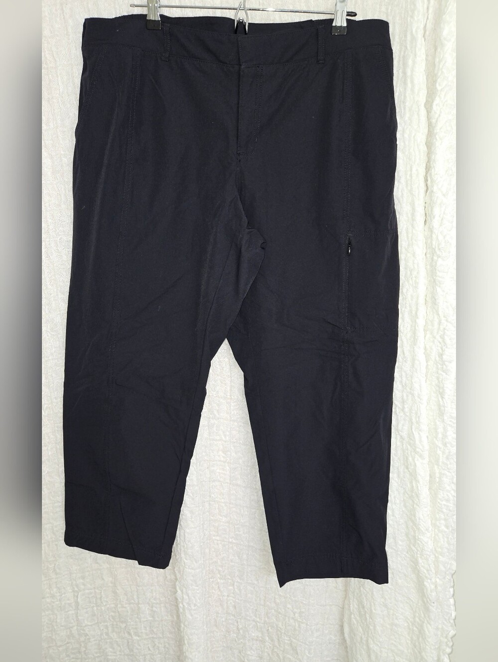 Kirkland‎ Signature Size 16 Women's Black Cargo Travel Pants